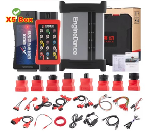 เครื่องมือวิเคราะห์รถยนต์ดีเซล Engine Dance X5 พร้อมกล่อง X5 BOX สำหรับงานหนัก รองรับการโปรแกรม ECU รถบรรทุก โหมดวินิจฉัยบนแท่น  รองรับการอ่านเขียนข้อมูล OBD แบบ Flash - Product Image 1