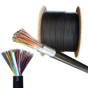 Underground Cable 50 100 200 300 600 Pair Armoured Ug Telephone Cable Jelly Filled Aerial Communication Cable