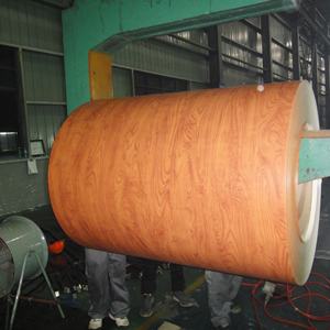 दीवार पैनल के लिए लकड़ी के अनाज लैमिनेटेड स्टील शीट - Product Image 2