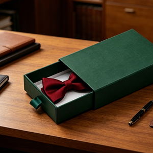 Caja de Regalo de Joyería de Cartón Biodegradable con Logotipo Personalizado, Caja de Embalaje con Cajón para Regalos de Lujo, Perfumes y Velas - Product Image 1