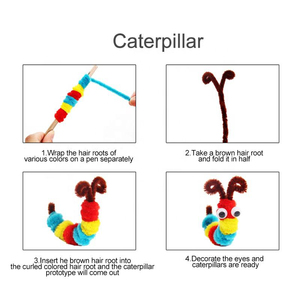 Fábrica Atacado diy pipe cleaners listra <span class=keywords><strong>chenille</strong></span> haste <span class=keywords><strong>Chenille</strong></span> Stem - Product Image 5