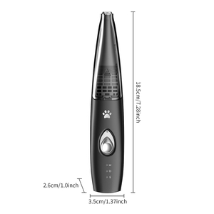 Kit de aseo para mascotas a prueba de agua, cortapelos inalámbrico de bajo ruido para perros y gatos, Kit de aspiradora para aseo de mascotas - Product Image 5