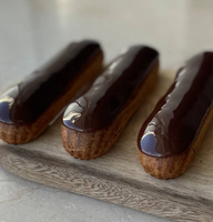 Moule de cuisson en silicone pour 5 éclairs au chocolat, desserts, longs gâteaux en forme de doigt, ustensile de pâtisserie pour la cuisine