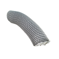 Kit Saluran Bulat Fleksibel Aluminium Foil Premium Panjang 10m Grosir Pipa Ventilasi HVAC OEM ODM Konektor Ventilasi Pengering