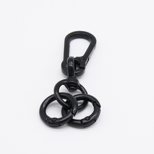 Mobile Phone Lanyard Set 8mm Zinc Alloy Carabiner Keychain DIY Pendant Spring Buckle Ring Accessory - Product Image 4