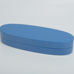 Boîte à bijoux en bois faite à la main DS, en velours, MDF, coton, moderne, élégante, pour accessoires précieux, porte-bagues, en daim, en carton - Product Image 6