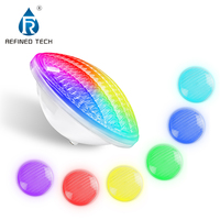 Ampoules raffinées de piscine de l'ampoule PAR56 de LED de couleur changeante blanche de 18W 24W 35W RVB
