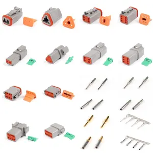 IP68 2/3/4/6/8/12 Deutsch DT series auto wiring harness connectors