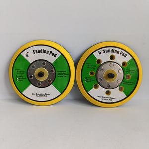 Disques abrasifs de 5 pouces 6 pouces crochet et boucle <span class=keywords><strong>tonnelle</strong></span> de 5/16 pouces avec 24 supports filetés crochet et boucle pour ponceuse orbitale - Product Image 3