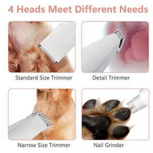 Cortadora Eléctrica para Mascotas JiaBei de 15.5 cm, Blanca, de Plástico, a Batería, Multifunción, Herramienta de Peluquería Canina - Product Image 2