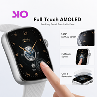 Reloj Inteligente de 36-40 mm con Pantalla AMOLED, Carga Magnética, Compatible con iOS, Selfie, Fitness, 7-14 Días de Duración de la Batería, Versión Estadounidense