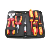 Kit de herramientas especiales de alta calidad para electricistas Kit de broca magnética de 9 piezas Juego de herramientas de destornillador de electricista aislado
