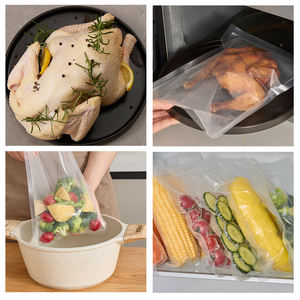 Offre Spéciale écologique PA + PE sans BPA en relief Transparent étanche de qualité alimentaire scellant sous vide <span class=keywords><strong>sac</strong></span> rouleau 100 pièces quantité minimale de commande personnalisé - Product Image 4