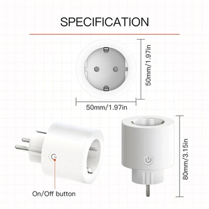 Matter EU Standard Smart <b>Plug</b> With Energy Monitoring <b>WiFi</b> Remote Control Compatible With Alexa Google Home Direct <b>Plug</b> Socket - Product Image 4