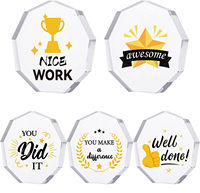 Support de présentation de trophées en acrylique moderne pour souvenirs et cadeaux, base de trophée personnalisée avec logo sur mesure