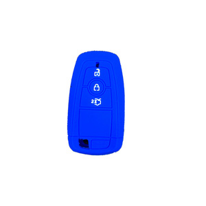 Housse de protection en silicone Fu+ pour clé de voiture, trois boutons, télécommande intelligente, noire, anti-chute, résistante à la corrosion, pour clés de véhicule - Product Image 2
