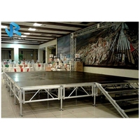 Scène mobile, scène de mariage, scène utilisée, aluminium à vendre, podium d'église moderne