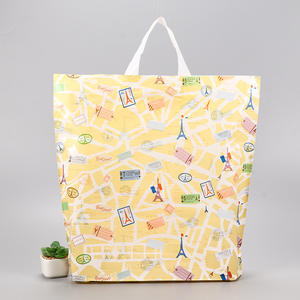 Bolsas de Compra Reutilizables y Reciclables de LDPE con Logotipo Personalizado, Impresión de Serigrafía, Asa de Mano para Uso Comercial y de Compras - Product Image 3