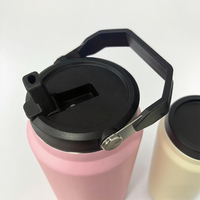 Nouvelle Tendance : Gobelets Isothermes Américains en Acier Inoxydable de 50 oz avec Couvercle, Personnalisables par Sublimation et Revêtement Poudré, Maintien Thermique 6-12 Heures