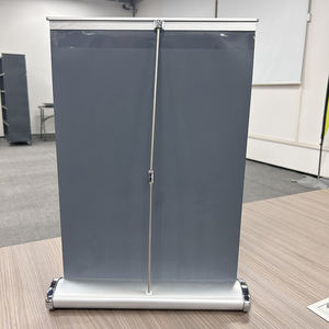 Stand Banner Roll Up A3 A4 Custom, Rangka Aluminium, Portabel, Ringan, Dapat Ditarik, untuk Promosi Pameran Dagang, Grosir - Product Image 2