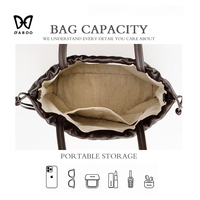 Sac à bandoulière en cuir souple de luxe pour femmes, grande capacité, avec logo personnalisé, vendu en gros