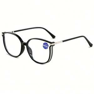 Gafas de Lectura con Logotipo Personalizado 2024, Montura Grande de Lujo para Mujer, con Pedrería, Cuadradas, Anti Luz Azul - Product Image 4