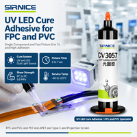 Adhesivo Acrílico de Curado UV de un Solo Componente para Unión de FPC, PVC y PET, Cizallamiento de 9.5 MPa, -40 a 125 °C, CV3057