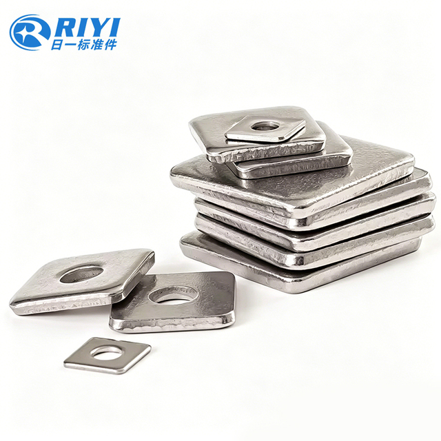 RIYI High Quality Stainless Steel DIN125 Flat Washer 304 Stainless Steel square Gasket DIN436
