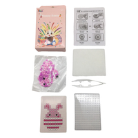 Perles à repasser DIY faites à la main sur le thème de Pâques, non toxiques, écologiques, kits de perles Hama Perler de 5 mm avec planche à chevilles
