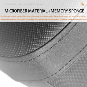 Adecuado para <span class=keywords><strong>Suzuki</strong></span> DL250, resistente a la lluvia, al desgaste, antideslizante, cuero resistente al sol, cojín de asiento de motocicleta modificado y engrosado. - Product Image 3