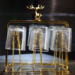 Juego al por mayor de 6 vasos de chupito cuadrados transparentes anticuados diseño clásico ecológico para USO HOTELERO Incluye caja de regalo - Product Image 2