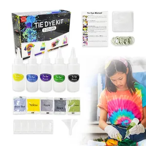 Customized DIY Activity & Gift Idea Easy Techniques for Sparkle Designs on Clothes Tie Dye Paint Kit