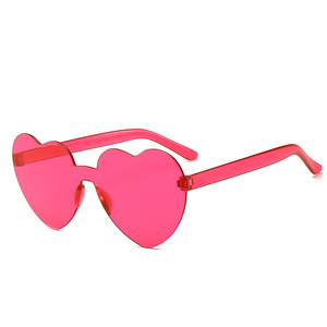 Lunettes <span class=keywords><strong>de</strong></span> <span class=keywords><strong>soleil</strong></span> sport pour enfants, femmes et dames, forme cœur, couleur bonbon, logo personnalisé, prix abordable, protection UV400, <span class=keywords><strong>marque</strong></span> CROESUS - Product Image 5