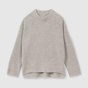 Len Cashmere Nhà Sản Xuất Bán Buôn Tùy Chỉnh Thiết Kế Logo Phụ Nữ Sang Trọng Mùa Đông Ấm Áp Cashmere Len Jumper Dệt Kim Áo Len Phụ Nữ - Product Image 5
