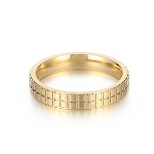 Модные винтажные обручальные кольца из нержавеющей стали с позолотой, оптом, с гравировкой, в форме обнимания девушки, для снятия стресса - Product Image 5