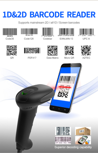 เครื่องสแกนบาร์โค้ดแบบมีสาย USB แบบเสียบใช้งานได้ทันที รองรับ QR Code และบาร์โค้ด 1D 2D รุ่น X-760H เหมาะสำหรับร้านค้าปลีก - Product Image 5