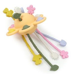 Wolife Original Baby <strong>Silicone</strong> <strong>Pull</strong> String Sensory <strong>Toy</strong> Teether Teething Montessori String Interactive <strong>Toy</strong> for Babies 6-12 Months - Product Image 1