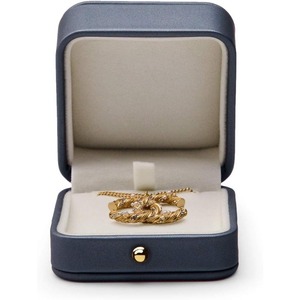 Caja de regalo para colgante de collar de cuero premium, caja de joyería con interior de terciopelo, personalizable según las necesidades. - Product Image 1