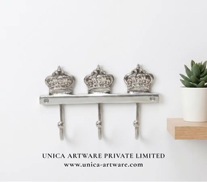 Premium Quality Metal <b>Wall</b> Mounted <b>Key</b> Holder with Multiple <b>Hooks</b> for <b>Keys</b> Bags and Accessories Storage Available At Good Price - Product Image 5