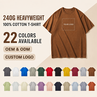 T-shirt en coton épais personnalisé pour homme, grande taille, respirant, couleur unie, confortable, doux, imprimé, idéal pour l'été