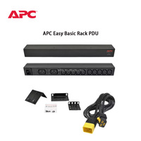 APC PDU AP9559 Rack Mount Inch PDU Basic 1U 16A 208 & 230V (10)C13 & (2)C19 Unité de distribution d'énergie triphasée APC PDUS 16A