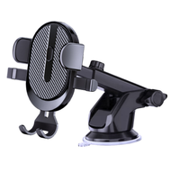 Support de téléphone personnalisé avec logo pour tableau de bord de voiture, fixation par ventouse sur pare-brise ou grille d'aération, support flexible en acier au carbone pour iPhone 17 16 15 14