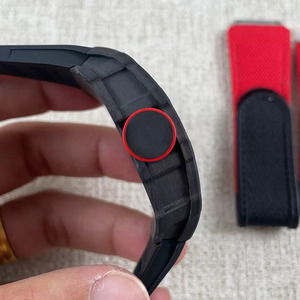 Montre-bracelet pour homme de haute qualité, sportive, haut de gamme, mécanique, squelette, étanche, en fibre de carbone, 3501 - Product Image 4