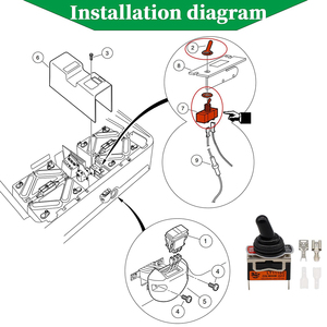 Kit d'interrupteur de remorquage de voiturette de <span class=keywords><strong>golf</strong></span> pour modèle électrique de voiture de club 2004-<span class=keywords><strong>up</strong></span> Precedent #102511101 - Product Image 5