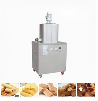 Complete productielijn voor tarwe-snacks en roomgevulde rijstpuffjes, inclusief een tweeschroefsextrusie-machine