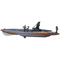 Planche à pagaie gonflable pliable populaire pour la pêche et le kayak – Nouveauté sportive