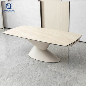 Mesa de Comedor Plegable Extensible Multifuncional con Patas de Metal para Ahorrar Espacio, Muebles de Comedor con Diseño Transformable - Product Image 3