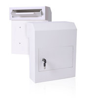 Boîte aux lettres murale de haute qualité en métal avec serrure à clé à vendre, boîte aux lettres en acier, boîte postale