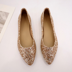 MSGO-Zapatos de Punta Ligera para Mujer, Color Puro con Suela Blanda, Primavera y Verano, Novedad de 2023 - Product Image 1