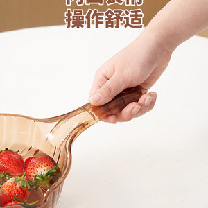 ทัพพีครัวแบบใส ด้ามยาวหนาพิเศษ ทนทาน ใช้สำหรับเล่นน้ำ ล้างผม - Product Image 5